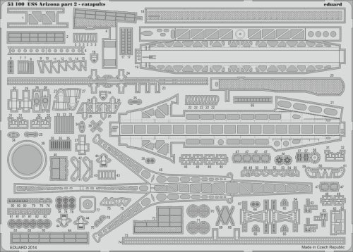 Przejdź do produktu EDUARD 53100 - 1:200 USS Arizona part 2 - catapults