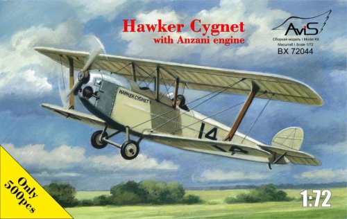 Przejdź do produktu AVIS BX72044 - 1:72 Hawker Cygnet w/ Anzani engine