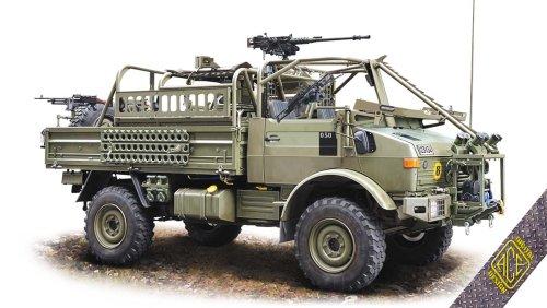 Przejdź do produktu ACE 72458 - 1:72 JACAM 4x4 Unimog for long-range patrol missions