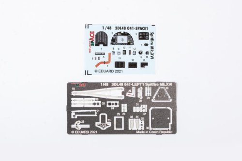 Przejdź do produktu EDUARD 3DL48041 - 1:48 Spitfire Mk.XVI - Space 3D Decals + PE