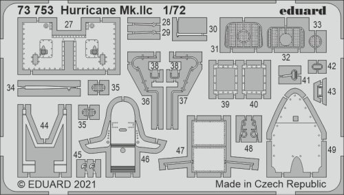 Przejdź do produktu EDUARD 73753 - 1:72 Hurricane Mk.IIc