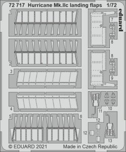 EDUARD 72717 - 1:72 Hurricane Mk.IIc landing flaps