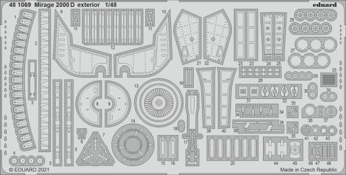 Przejdź do produktu EDUARD 481069 - 1:48 Mirage 2000D exterior