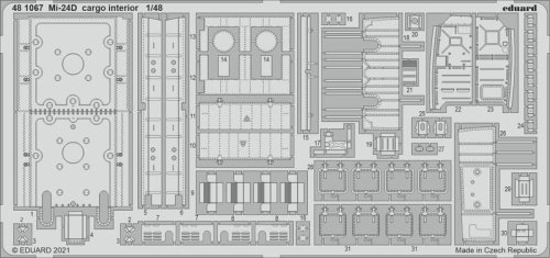 Przejdź do produktu EDUARD 481067 - 1:48 Mi-24D cargo interior