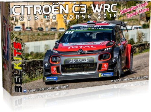 Przejdź do produktu BELKITS 017 - 1:24 Citroën C3 WRC Tour de Corse 2018