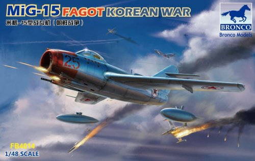 Przejdź do produktu BRONCO FB 4014 - 1:48 MiG-15 Fagot Korean War