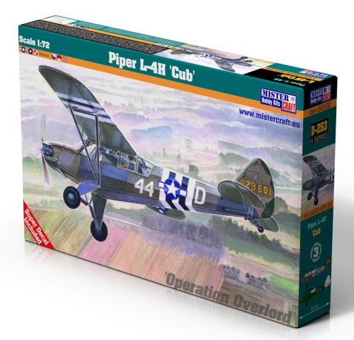 Przejdź do produktu MISTERCRAFT D253 - 1:72 Piper L-4H Cub Operation Overlord