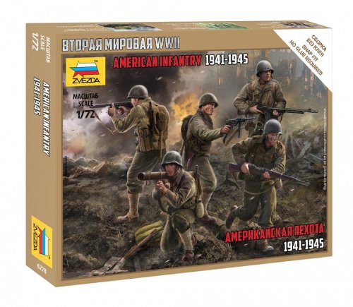 Przejdź do produktu ZVEZDA 6278 - 1:72 American Infantry 1941-1945