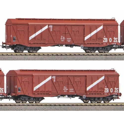 Przejdź do produktu PIKO 58233 H0 - Zestaw 2 wagonów krytych 401Ka Gags-tx PKP