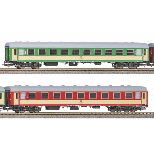 Przejdź do produktu PIKO 58394 H0 - Zestaw 2 wagonów pasażerskich 111Ag Bd i 112Ag Adu PKP