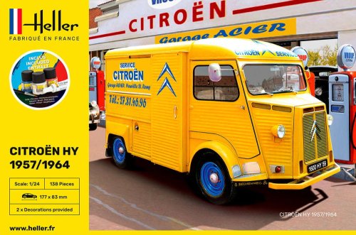 Przejdź do produktu HELLER 56744 - 1:24 Citroen HY 1957/1964