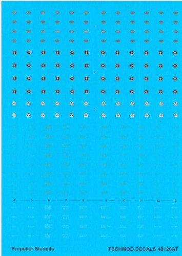 Przejdź do produktu TECHMOD 48126 - 1:48 Propeller Stencils