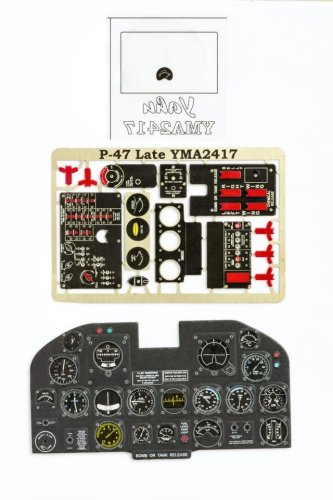 Przejdź do produktu YAHU YMA2417 - 1:24 P-47 Late tablica przyrządów