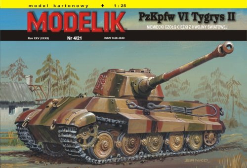 Przejdź do produktu MODELIK 2104 - 1:25 Pz.Kpfw. VI Tygrys II