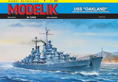 Przejdź do produktu MODELIK 0522 - 1:200 USS Oakland - krążownik przeciwlotniczy