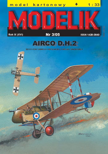 Przejdź do produktu MODELIK 0503 - 1:33 Airco D.H.2