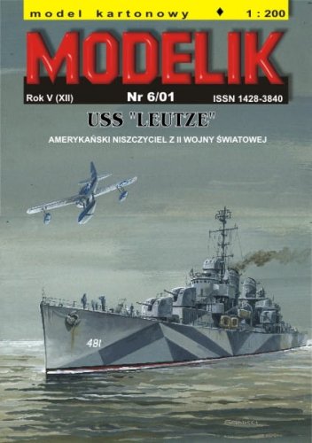 Przejdź do produktu MODELIK 0106 - 1:200 USS Leutze - niszczyciel amerykański z II wojny