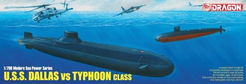 Przejdź do produktu DRAGON 7001 - 1:700 U.S.S.Dallas vs Typhoon class