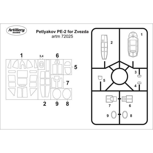 Przejdź do produktu FLY ARTM72025 - 1:72 Petlyakow Pe-2