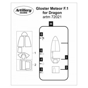 FLY ARTM72021 - 1:72 Gloster Meteor F.1