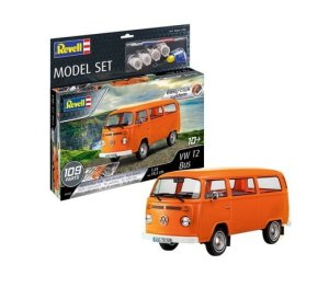 REVELL 67667 - 1:24 VW T2 Bus Model Set easy-click system