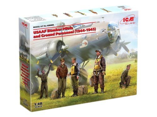 Przejdź do produktu ICM 48088 - 1:48 USAAF Bomber Pilots and Ground Personnel 1944-1945