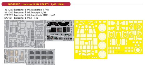 Przejdź do produktu EDUARD BIG49307 - 1:48 Lancaster B Mk.I Part I