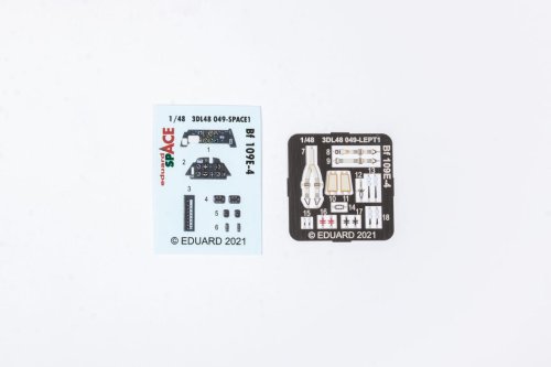 Przejdź do produktu EDUARD 3DL48049 - 1:48 Bf 109E-4 - Space 3D Decals + PE
