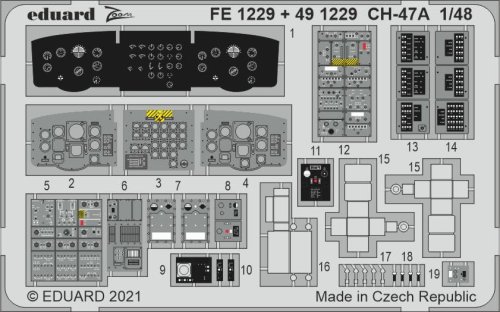 Przejdź do produktu EDUARD FE1229 - 1:48 CH-47A