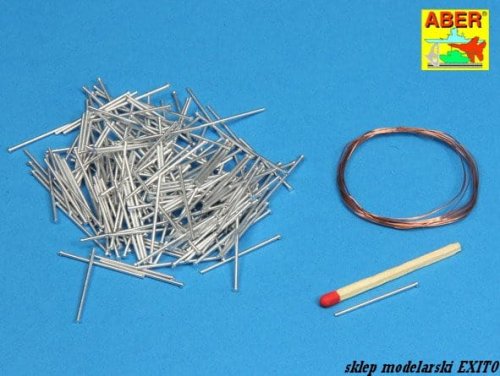 Przejdź do produktu ABER 16068B - 1:16 Panzer IV track link pins x 200 pcs