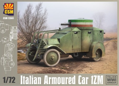 Przejdź do produktu COPPER STATE MODELS CSM 72001 - 1:72 Italian Armoured Car 1ZM