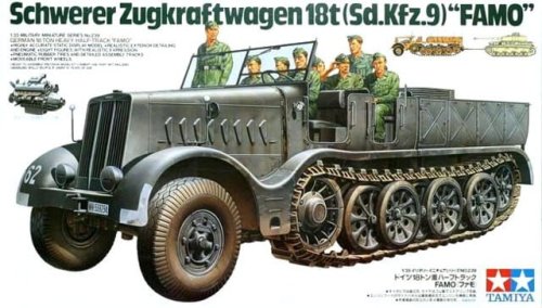 Przejdź do produktu TAMIYA 35239 - 1:35 Schwerer Zugkraftwagen 18t Sd.Kfz.9 FAMO