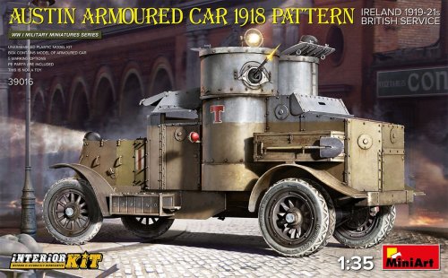 Przejdź do produktu MINIART 39016 - 1:35 Austin Armoured Car 1918 Pattern Ireland 1919-21 British Service w/ interior kit