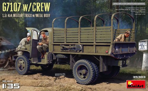Przejdź do produktu MINIART 35383 - 1:35 G7107 w/crew 1,5t 4x4 Cargo Truck w/ metal body