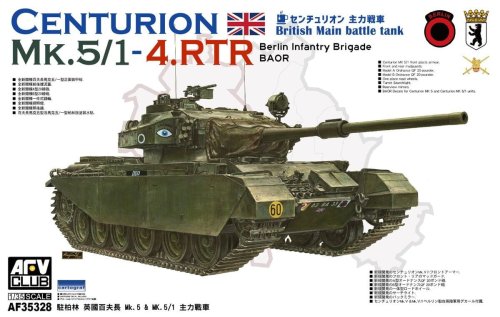 Przejdź do produktu AFV CLUB 35328 - 1:35 Centurion Mk.5/1-4.RTR Berlin Infantry Brigade BAOR