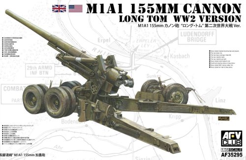 Przejdź do produktu AFV CLUB 35295 - 1:35 M1A1 155mm Cannon Long Tom WW2 version