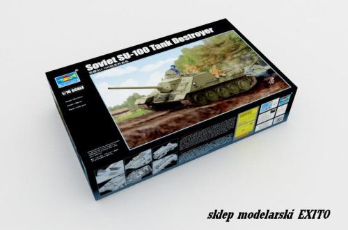 Przejdź do produktu TRUMPETER 00915 - 1:16 Soviet SU-100 Tank Destroyer