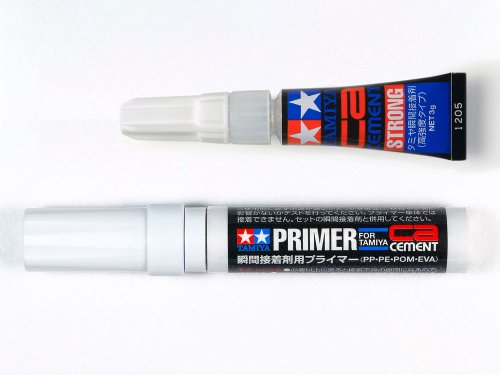Przejdź do produktu TAMIYA 87211 - Zestaw klej CA i podkład do plastiku PP/PE/POM/EVA