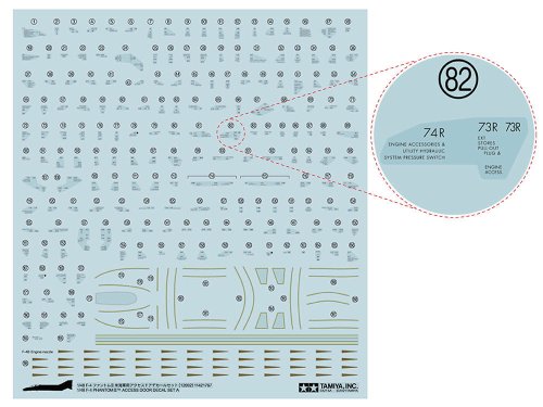 Przejdź do produktu TAMIYA 12692 - 1:48 F-4 Phantom II Decal Set A