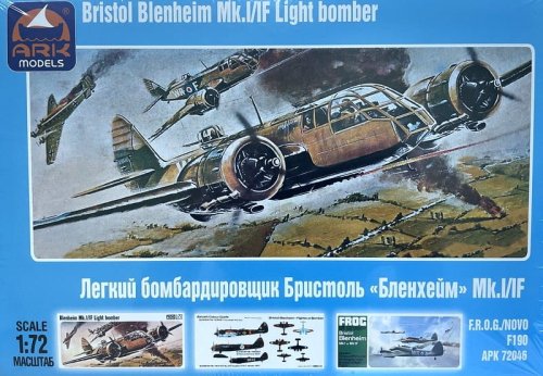 Przejdź do produktu ARK MODELS 72046 - 1:72 Bristol Blenheim Mk.I/IF Light bomber