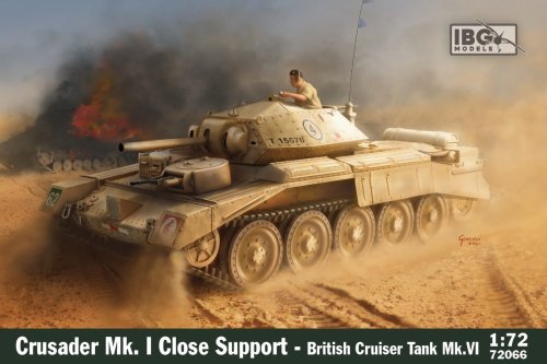 Przejdź do produktu IBG 72066 - 1:72 Crusader Mk. I Close Support - British Cruiser Tank Mk.VI