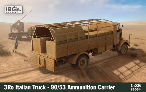 Przejdź do produktu IBG 35064 - 1:35 3Ro Italian Truck - 90/53 Ammunition Carrier