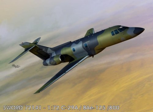 Przejdź do produktu SWORD 72141 - 1:72 C-29A / BAe-125 /800