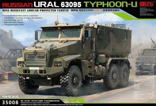 Przejdź do produktu RPG MODEL 35008 - 1:35 Russian URAL 63095 Typhoon-U MRAP