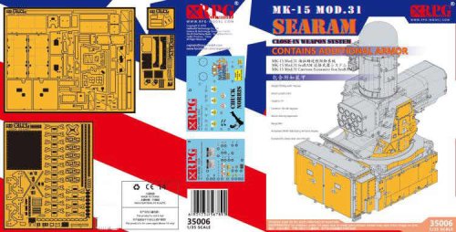 Przejdź do produktu RPG MODEL 35006 - 1:35 MK-15 Mod.31 SeaRAM Close-In Weapon System w/ additional armor
