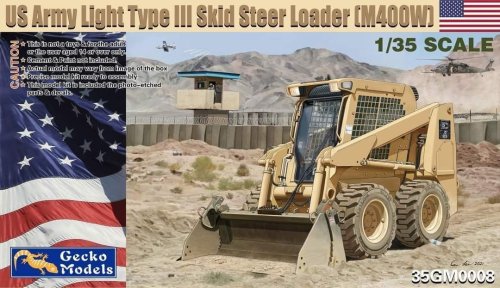 Przejdź do produktu GECKO MODELS 35GM0008 - 1:35 US Army Light Type III Skid Steer Loader (M400W)
