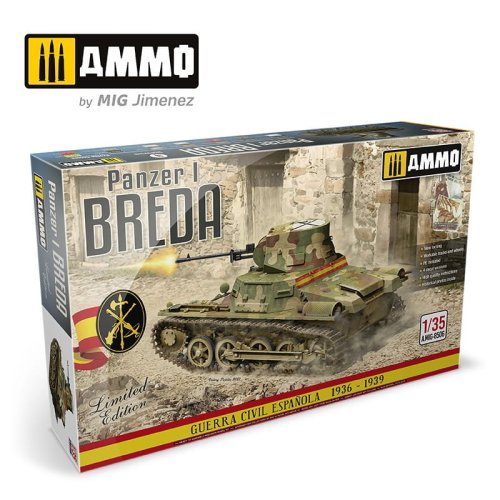 Przejdź do produktu AMMO MIG 8506 - 1:35 Panzer I Breda Spanish Civil War 1936 - 1939 Limited Edition