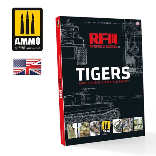 Przejdź do produktu AMMO MIG 6273 - Tigers. Modelling the Ryefield Family - poradnik modelarski
