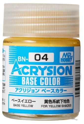 Przejdź do produktu Mr.Hobby BN04 - Farba akrylowa Acrysion Base Color Yellow 18 ml