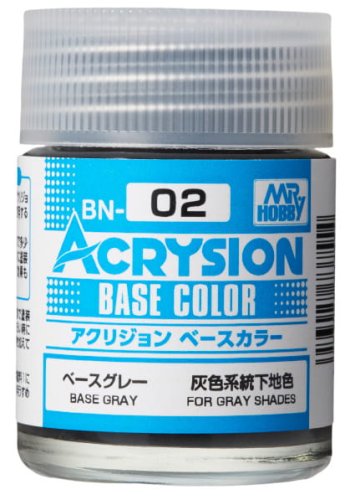 Przejdź do produktu Mr.Hobby BN02 - Farba akrylowa Acrysion Base Color Grey 18 ml